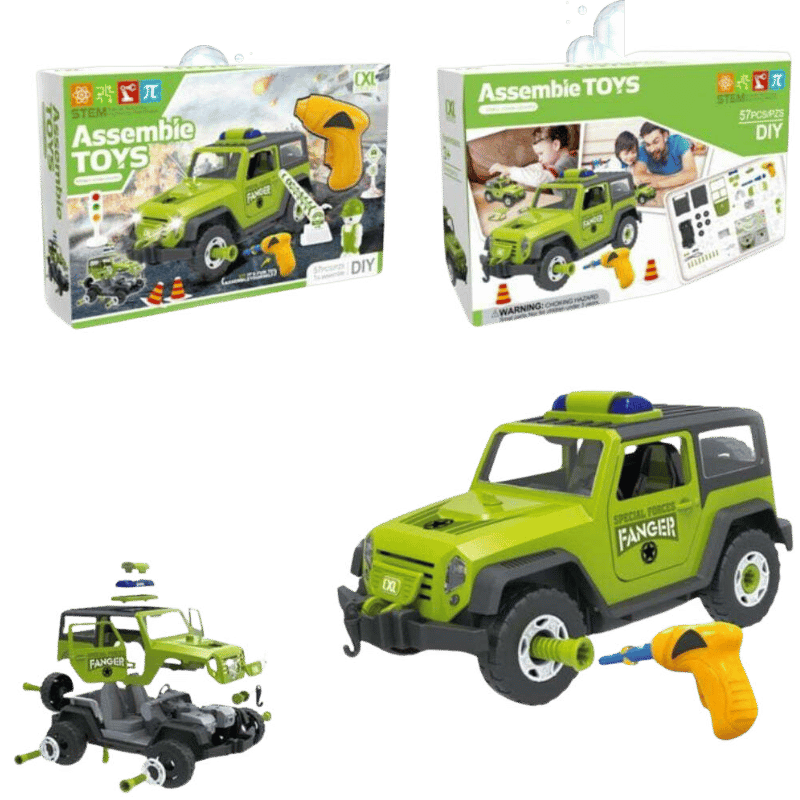 SET CARRO MILITAR DE LLANTAS DESMONTABLES 2